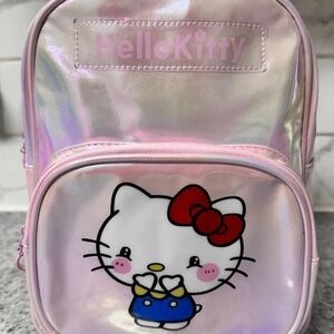Metallic Rose Hello kitty backpack